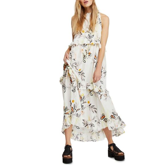 Free People Anita Cotton Printed Maxi Dress